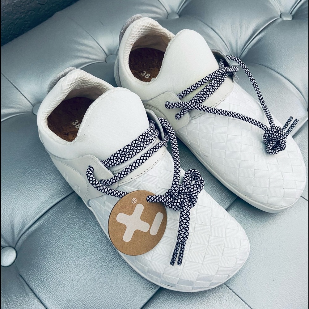 Unisex OTZ Shoes AVY Textile Lace Up 74249 White